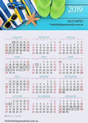 2019 public holidays qld are the leisure time that is provided to students or workers as leave time. Queensland School Term Dates and School Holidays Calendar