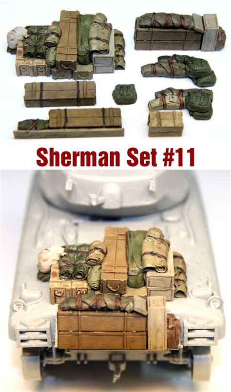 135 Scale Sherman Engine Deck Set 11 Value Gear Details Resin