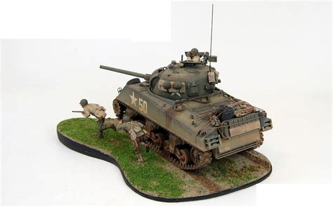 Tanque US Medium Tank M4A3 Sherman 75mm Gun Late Production TAMIYA