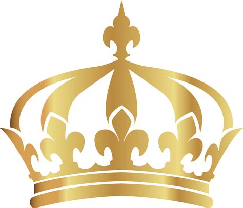 Crown Vector Hand Painted Gold Crown Png Download 17271481 Free