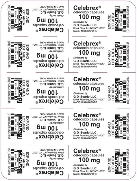 Celebrex Fda Prescribing Information Side Effects And Uses