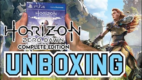 Horizon Zero Dawn Complete Edition Ps4 Unboxing Youtube