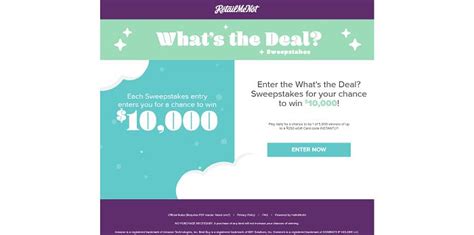 Retailmenot Whats The Deal Holiday Sweepstakes Play To Win Up To 10k