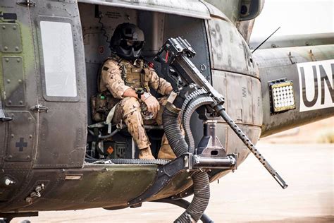 Rcaf Door Gunner With The Gau 21 Machine Gun In Mali 1200x800