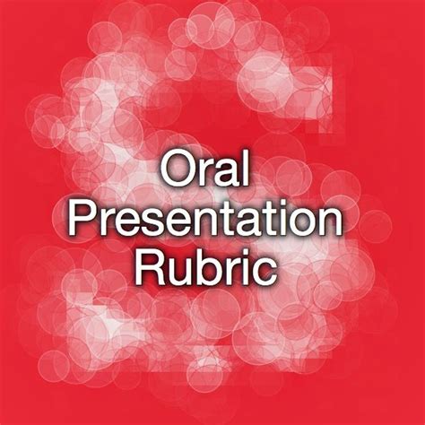 Oral Presentation Rubric Ag Teacher Teacher Tools Teacher Stuff