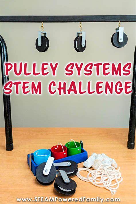 Pulley System Stem Challenge And Printable Project