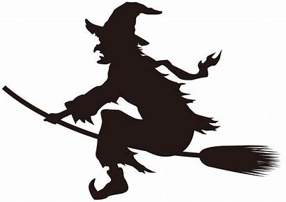 Broom Silhouette Witches Clipart Witch Halloween Clip