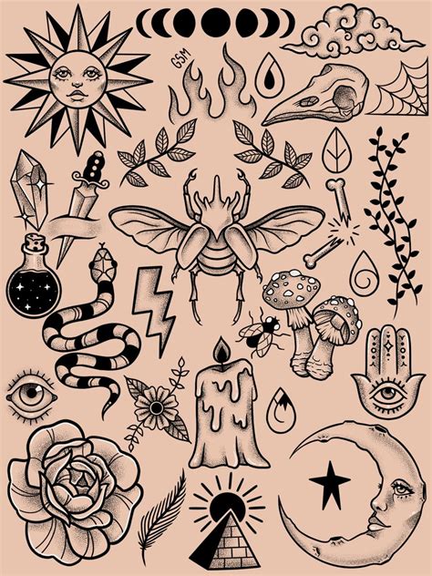 22 Ideas De Flash Tattoo Design En 2021 Tatuajes Retro Disenos De