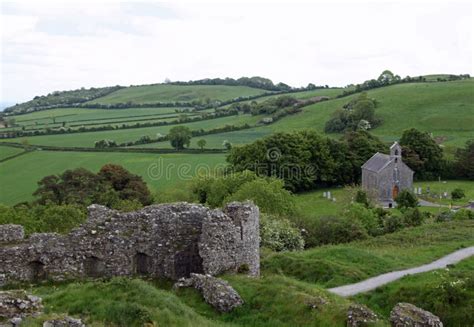 Rolling Green Hills Of Ireland Stock Image Image Of Lush Farms