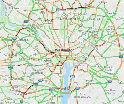 High Toll Along I 66 In Northern Virginia And Heavy Traffic For