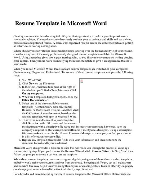 Select a professional template to begin creating the perfect resume. Microsoft Word Resume Template Resume Builder Resume ...