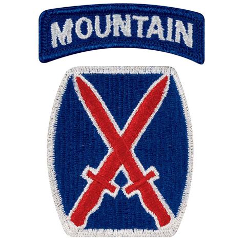 10th Mountain Division Patch Ubicaciondepersonascdmxgobmx