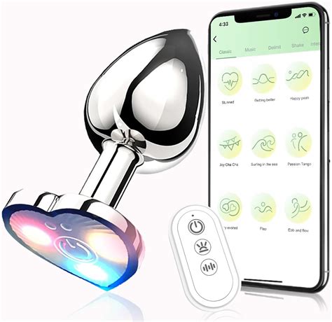 Chiclsq Metall Analvibratoren Buttplug Mit App Bluetooth Fernbedienung Und 10 Vibrationsmodi