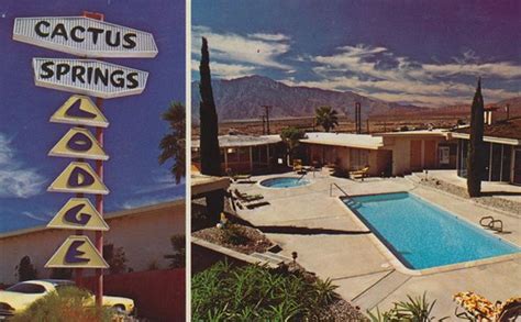 Stop in to the lodge cactus for the most exciting gaming. Cactus Springs Lodge - Desert Hot Springs, California | Flickr
