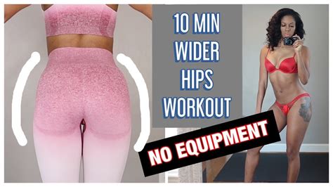 MIN Wider Hips Workout At Home No Equipment Scientific Approach Hip Dips Fix YouTube