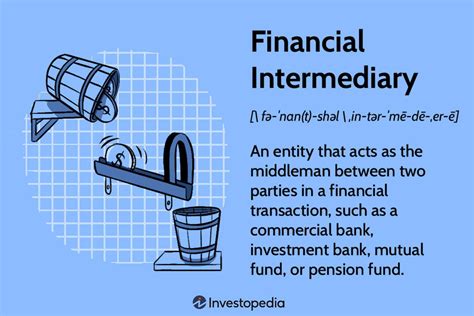 Financial Intermediary What It Means How It Works Examples