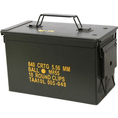 50 Cal Metal Ammo Can Original Us Military Surplus Used M2a1 Army Navy Store