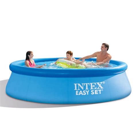 Intex 10ft 305m Easy Set Ring Pool With Water Filter Pump Costco Uk