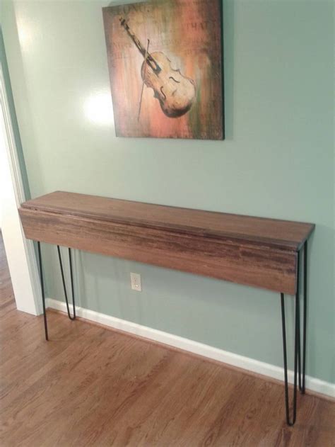 Our collection of white dining tables and black dining tables make for an artful arrangement. Beautiful honey brown poplar console drop down table sofa ...