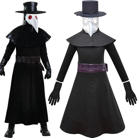 Kids Plague Doctor Costume For Kids Black Death Doctor Costume Sun