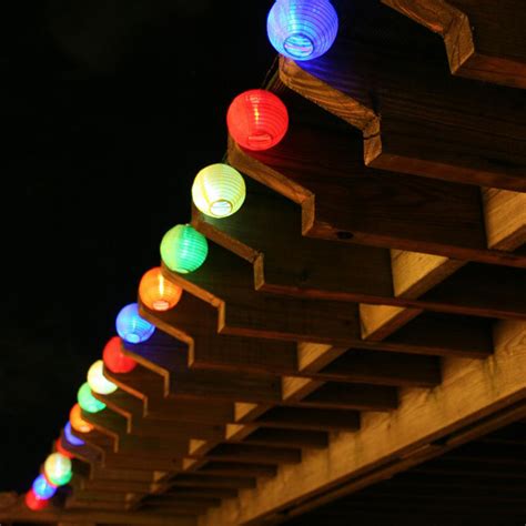 Solar Chinese Lantern Fairy Lights