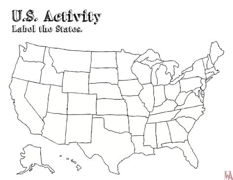 The blank map of the usa has been specifically created for students and teachers. Blank Outline Map of the United States | WhatsAnswer