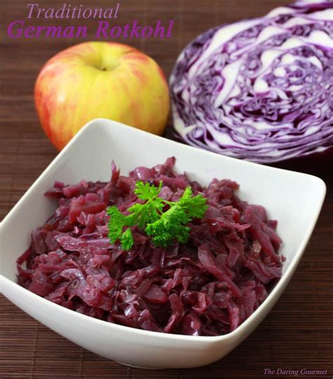 This german red cabbage recipe uses apples to enhance the flavor. Traditional German Rotkohl (Sweet and Sour Red Cabbage ...