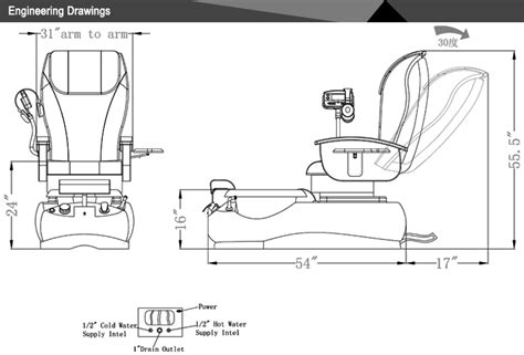 The installation provides individual chair protection with multiple discharges to a large tundish in a services room. Pedicure Chair Plumbing Diagram - Hanenhuusholli