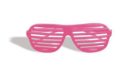 80s Neon Slot Shutter Glasses Sunglasses Slotted Eyewear Costume Accessory New Ebay