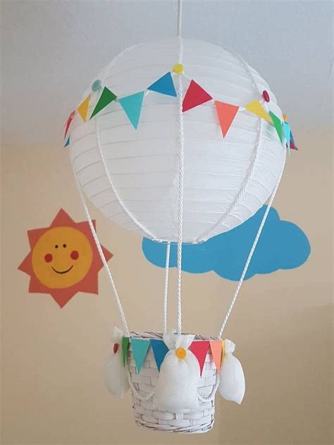 Love This Hot Air Balloon Lightshade Diy Hot Air Balloons Hot Air
