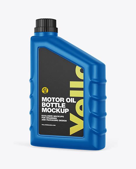Download Glossy Motor Oil Bottle Mockup | Exclusive Mockups