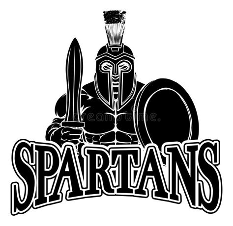 Spartan Trojan Sports Mascot Stock Vector Illustration Of Design