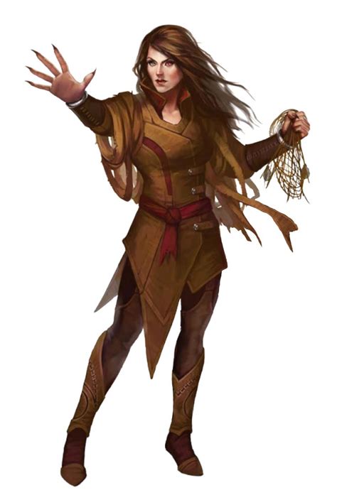 Female Changling Wizard Or Arcanaist Pathfinder Pfrpg Dnd Dandd D20