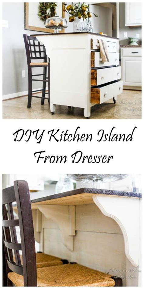 Check spelling or type a new query. Need Kitchen Storage? Make a kitchen Island from a dresser | Kitchen Islands, Modern Vintage ...