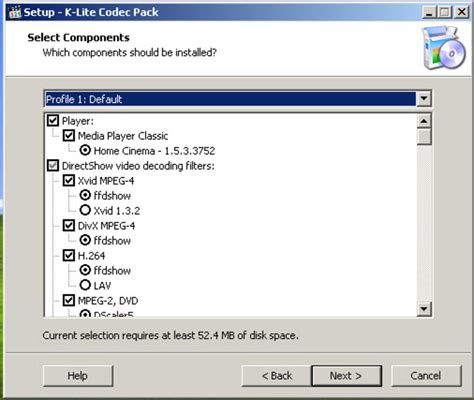 For the file that you want to download. K-Lite Codec Pack - Download
