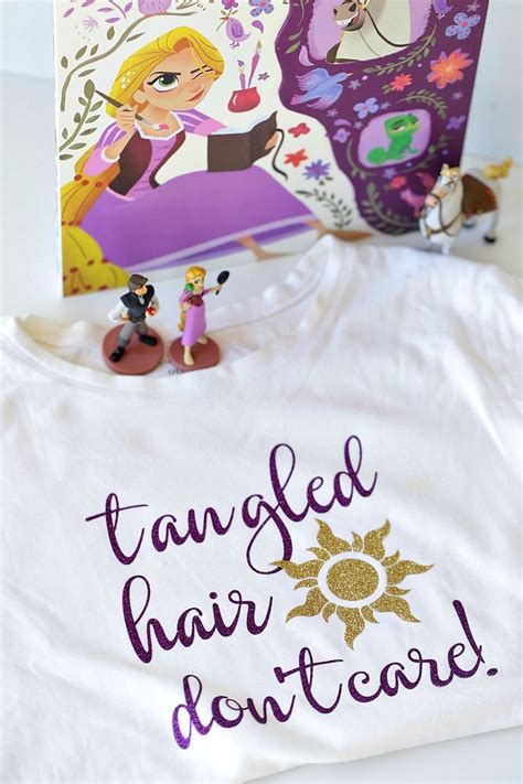 diy rapunzel tangled hair don t care shirt diy disney shirts tangled tangled hair