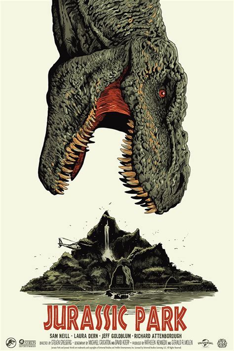 When Dinosaurs Ruled The Earth Jurassic Park Art Show Mondo Jurassic Park Dinosaurios