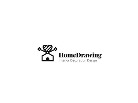 Logo Design Concept For An Interior Decoration Design Studio By