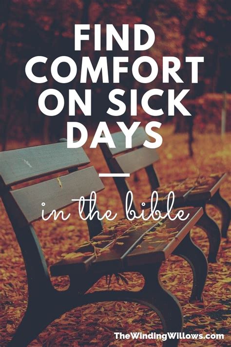 12 Bible Verses For Comfort On Sick Days