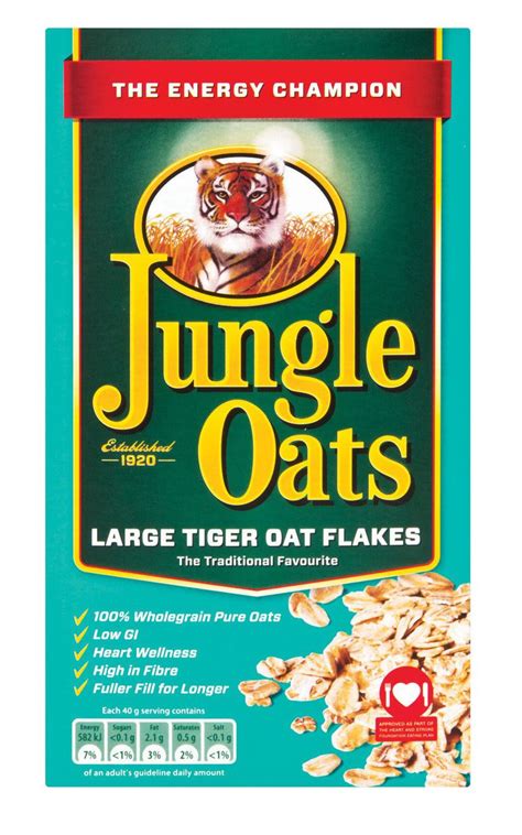 Jungle Oats Large Tiger Oat Flakes 1kg Shop Today Get It Tomorrow