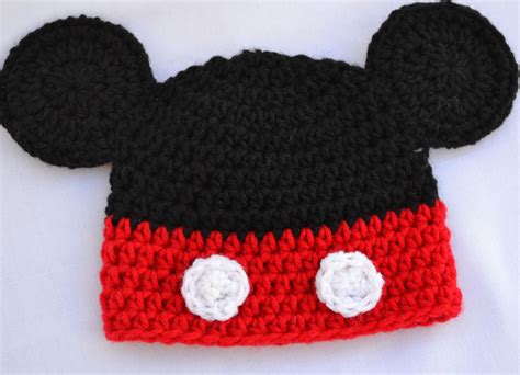 Valkinthreads Handmade Ts Mickey Mouse Crochet Hat Give Away