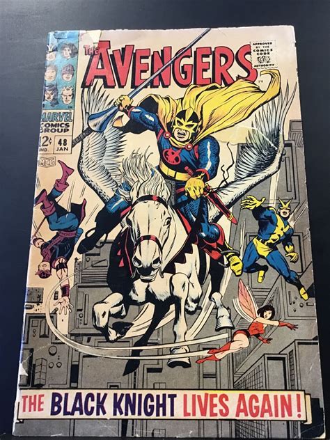 Marvel Avengers 48 First Appearance Black Knight Dane Whitman 1968