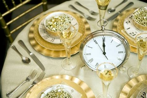 Table Decorations New Year – Examples of charts and ideas to make your