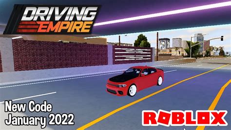 Roblox Driving Empire New Code January 2022 Youtube