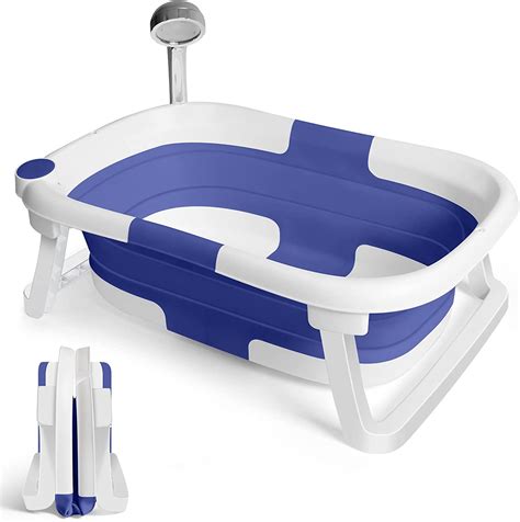 Baby Bath Support Foldable Bathtub Newborn Baby Bath Tub Stand