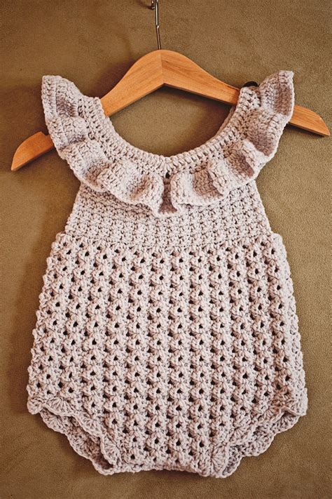 Crochet Baby Romper Pattern Ideas The Whoot