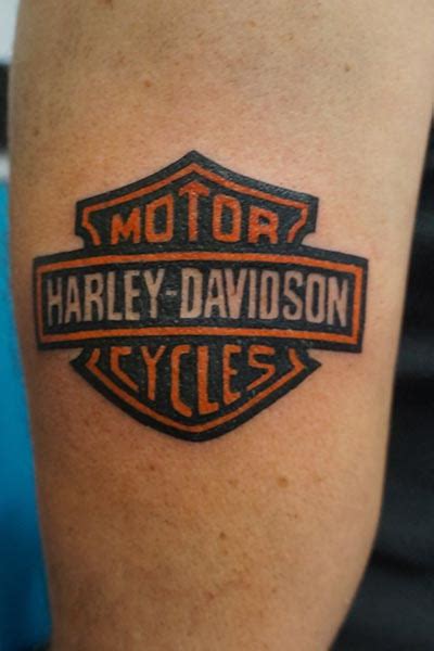 Harley Davidson Logo Tattoo Supernatural Tattoo Studio