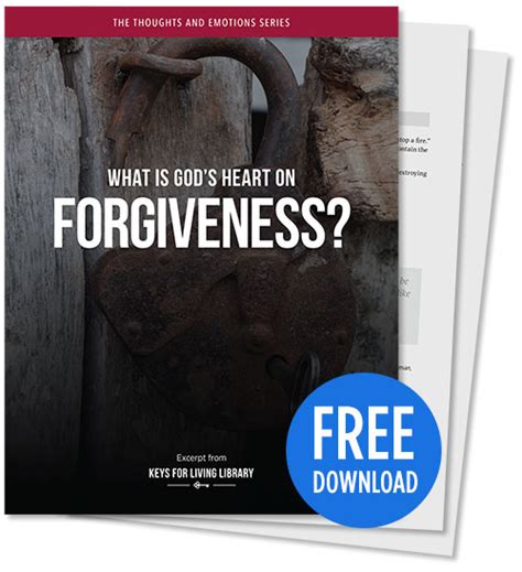 Free Resource On Forgiveness Hope For The Heart