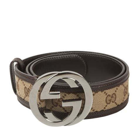 Gucci Unisex Original Gg Belt With Interlocking G Labelcentric
