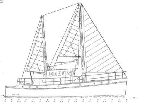 59′ Steves Crusing Powerboat George Buehler Yacht Design